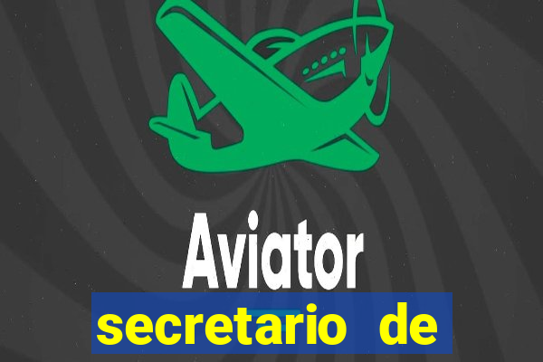 secretario de esporte salario